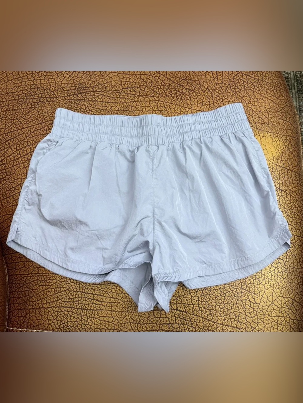 Varley Light Gray Athletic Shorts